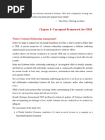 Download Indepth Final Project on Cutomer Relationship Management Theories and Application by Marketing Expert SN15596415 doc pdf