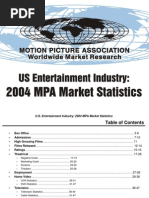 U.S. Entertainment Industry: 2004 MPA Market Statistics