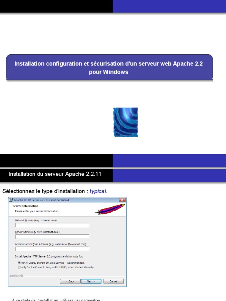 Installer et configurer Apache 2.2 sur Windows | PDF | Internet ...