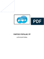 PP - Lista Electoral