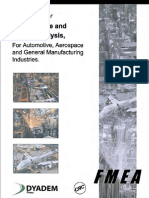 Guidelines For Failure Mode and Effects Analysis (FMEA), For Automotive, Aerospace, and General Manufacturing Industries