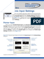 Dynamic Input Settings: Autocad