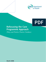 Refocusing The Care Programme Approach