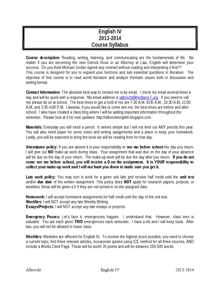 CLASS 4 ENGLISH SYLLABUS visual data 8