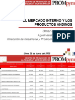 El Mercado Interno y Los Productos Andinos