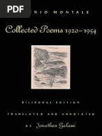 Eugenio Montale-Collected Poems, 1920-1954 Revised Bilingual ...
