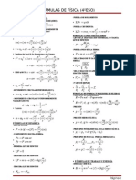 Formulario Fisica 4º Eso