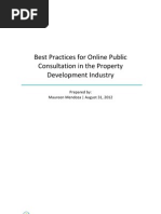 Download Best Practices for Online Public Consultation in the Property Development Industry by PlaceSpeak SN156018736 doc pdf