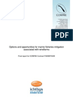 Options and Opportunities For Marine Fisheries Mitigation Associated With Windfarms 2010