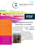 Cognosco, Brain Care Centre Newsletter: Summer 2013 Issue