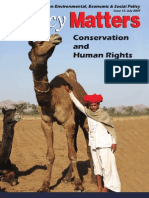 Conservation & Human Right - Policy Matters-2007