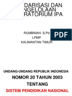 Pengelolaan Laboratorium Ipa