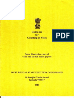 Counting Booklet For WB Panchayat Election 13