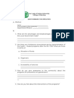 Final Questionnaire for Respondents