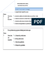 Leccion Evaluativa 1 Programacion Lineal