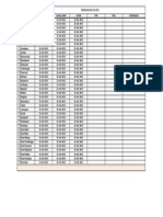 Progres Gaji Juli 2013 - Per 26 Juli 2013