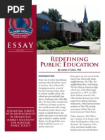 Download Essay Redefining Public Education by James Shuls PhD by Show-Me Institute SN156089410 doc pdf