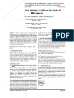 Differentiation Among Scripts On The Basis of Histogram: Volume 2, Issue 3, May - June 2013