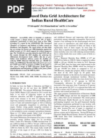 Ehr Based Data Grid Architecture For Indian Rural Healthcare