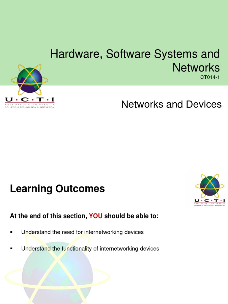 Hardware, Software Systems and Networks | PDF | Computer Network ...