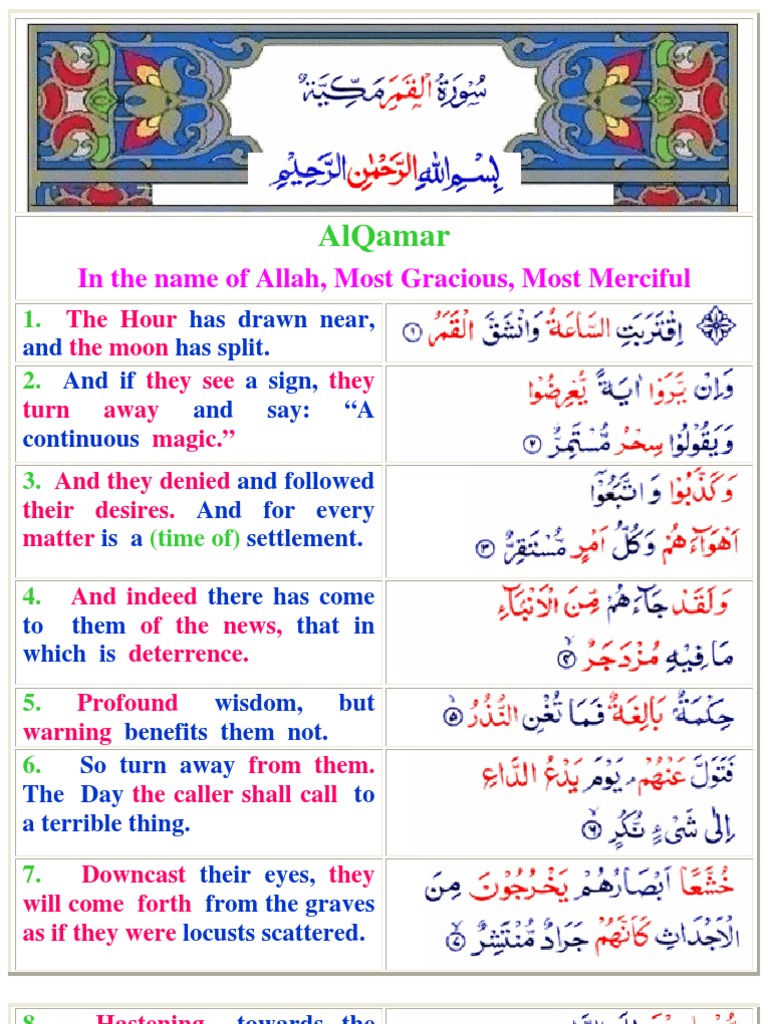 AlQamar: Signs and Warnings | PDF