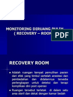 12. PENGELOLAAN  RECOVERY – ROOM (RR)