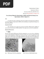 XEDS, EELS- class report