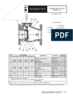 Replacement Parts: Alarm Check Valve Model H-3