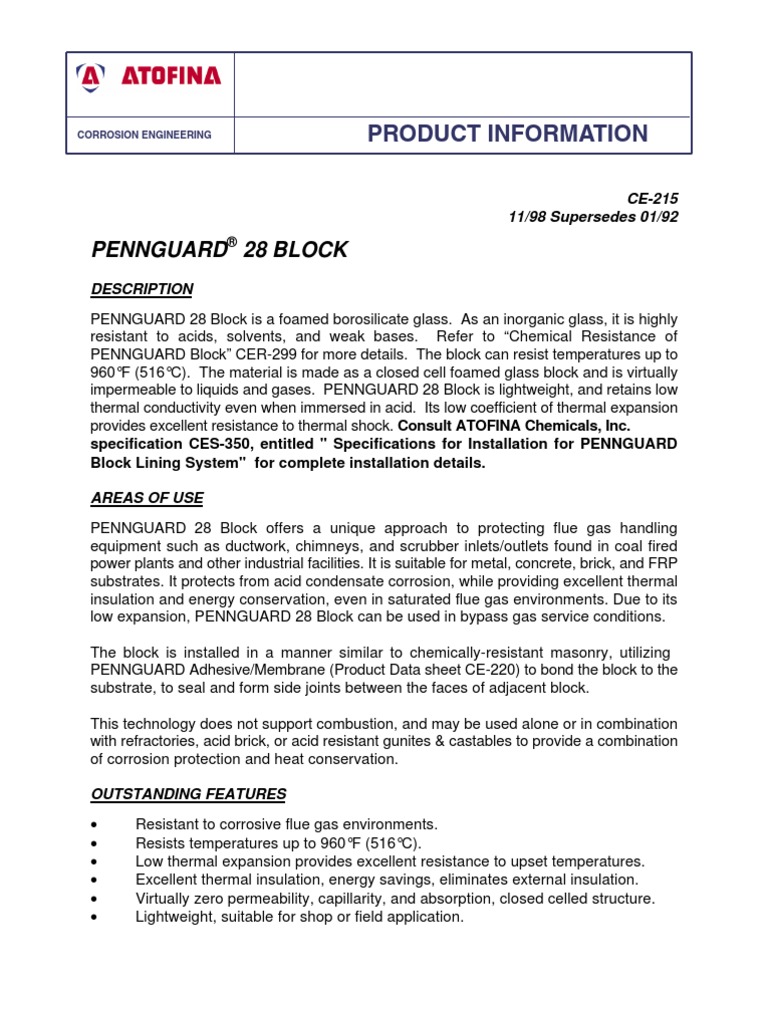 Pennguard Information | PDF | Corrosion | Thermal Insulation