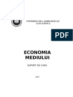 UBB .Economia Mediului