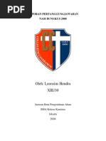 Contoh Laporan Pertanggung Jawaban Organisasi