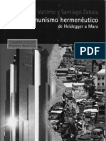 130714248 Vattimo Comunismo Hermeneutico PDF