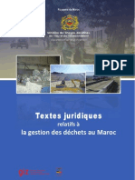 Toutes Les Texte Juridiques Relatifs A La Gestion Des Déchets Au Maroc