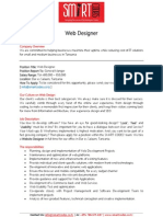 Web Designer: Company Overview