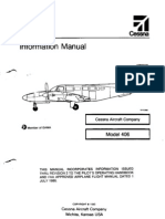 CessnaCaravanII F406 POH 1986