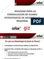 01 Metodologia Formulacion de Planes - Giz - Ceplan 02.07.2012