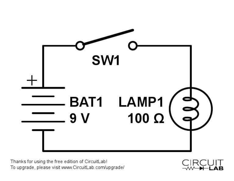9V Lamp Circuit with 100 Ω Resistor | PDF | Science & Mathematics ...