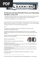 Download 6 Educators Talk About iPhone Use High Qual by Jonathan  Nalder SN15614538 doc pdf