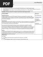 Lesson Plan Hypotenuse