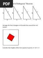 Proof of Pythagoras’ Theorem