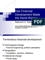 Raghuram Rajan - Fin Devt and Risk - PPT