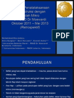 Evaluasi Penatalaksanaan Rekontruksi Dengan Microsurgery Di RSUD DR Moewardi 2011-2013