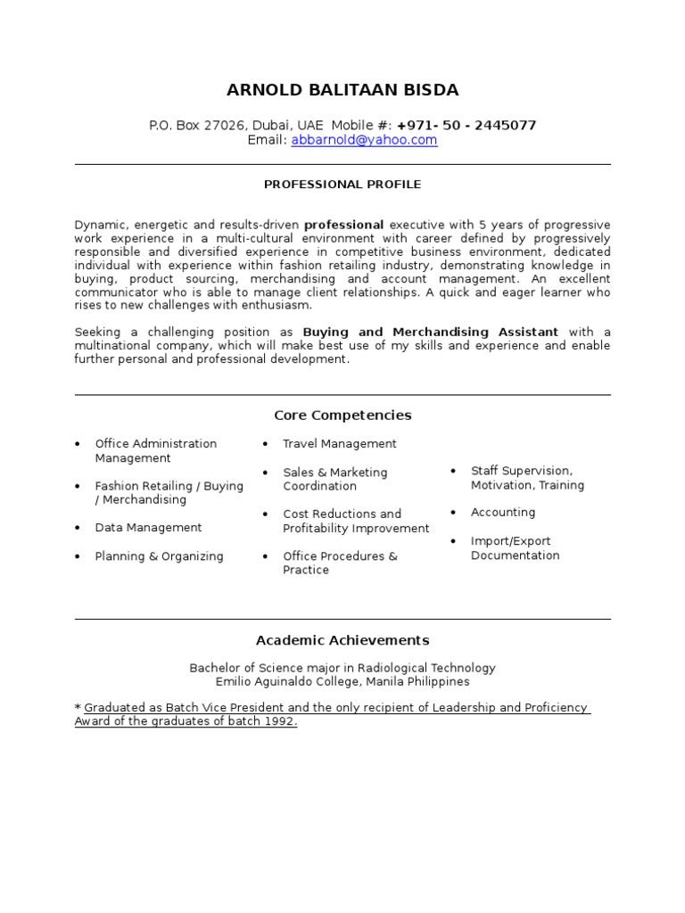 Resume Associate Buyer Resume buying assistant resume sample market economics business economics