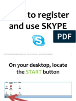 How to register and use Skype