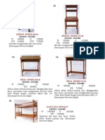 Spesifikasi WH Furniture (62 Item) (2008)