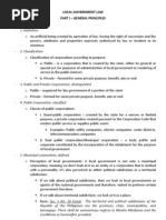 Municipal Corporations - public corporations