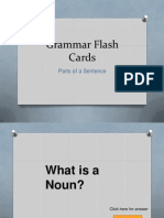 Grammar Flash Cards