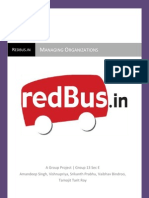 Managing Organizations Redbus Report