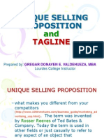 Dmydocspatricelourdescollegepowerpointsmktg1uniquesellingproposition Tagline 090819234752 Phpapp02