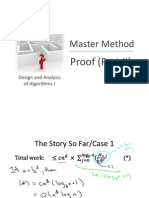 Master Method: Proof (Part II) Proof (Part II)